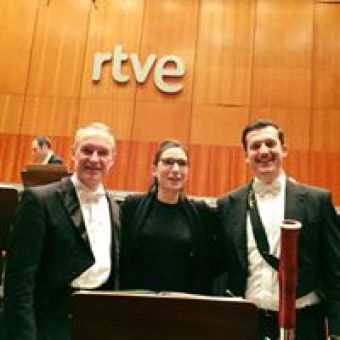 con los colegas de RTVE
